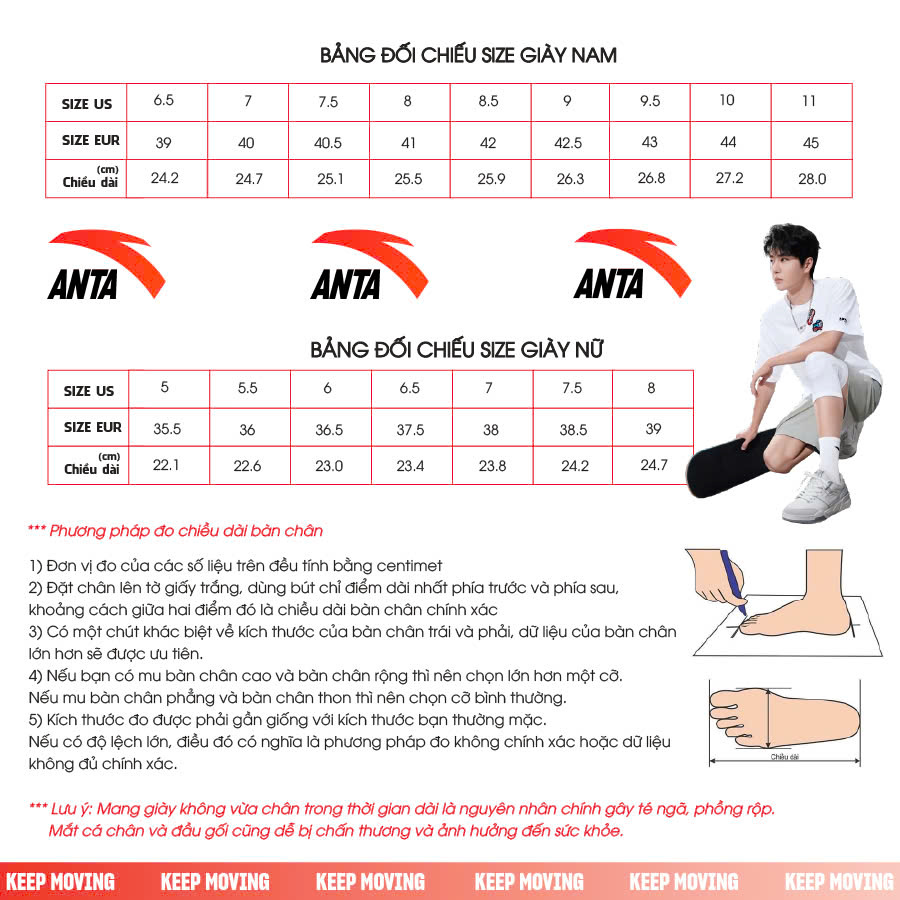 +Giày thể thao nam Running Basic-stable Anta 812335576 pickleball