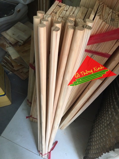 [HCM]Thanh gỗ tròn dài 50cm đường kính 2cm