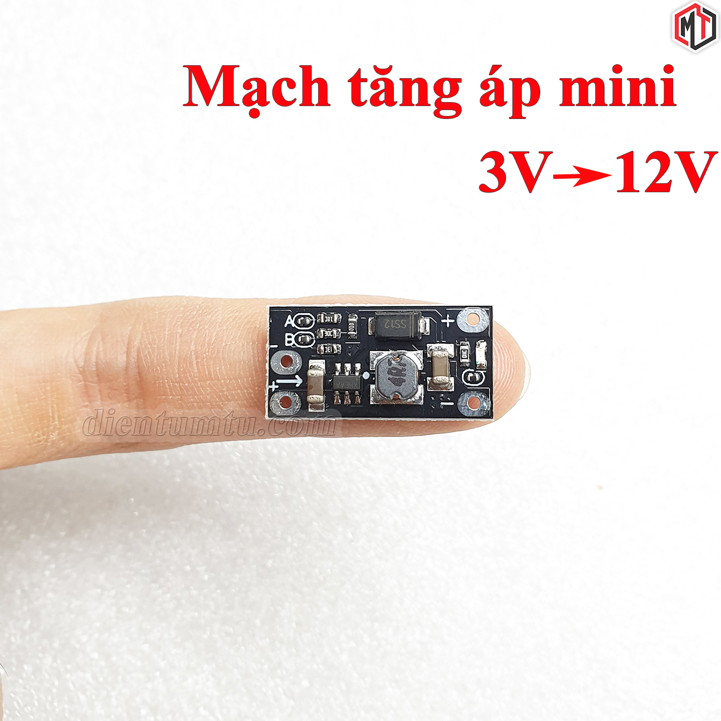 Mạch Tăng Áp Mini DC-DC Từ 3V  Lên 5V / 8V / 9V / 12V