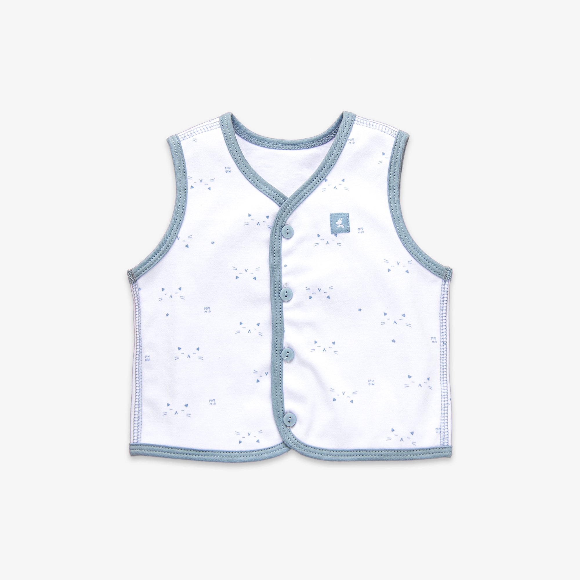 Áo Gile Cho Bé Sơ Sinh 2 lớp MIOMIO [FORM ÔM, MOM MUỐN THOẢI MÁI TRỪ HAO THÊM 1 SIZE], Họa Tiết: Thỏ, Sọc, Mèo Mây (Từ 0 đến 24 tháng), Vải Interlock Cotton