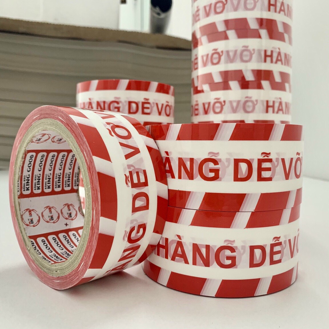 Cuộn băng keo Hàng Dễ Vỡ - Bản 48mm 100Y