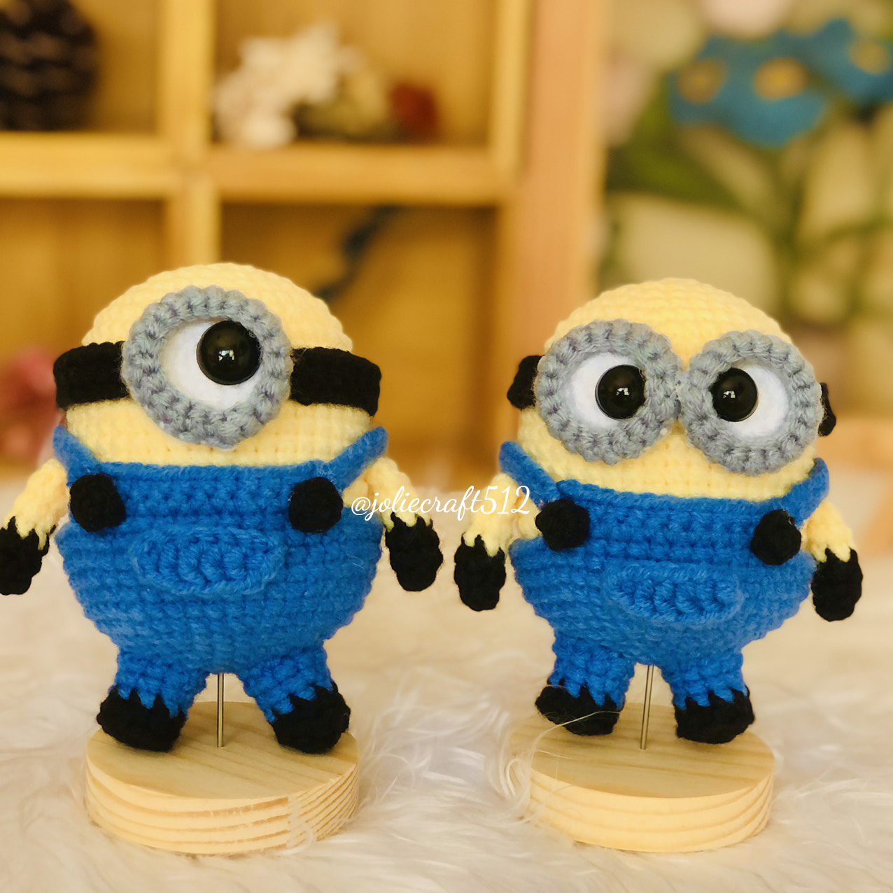 Móc khóa nhân vật Minion - Móc khóa len