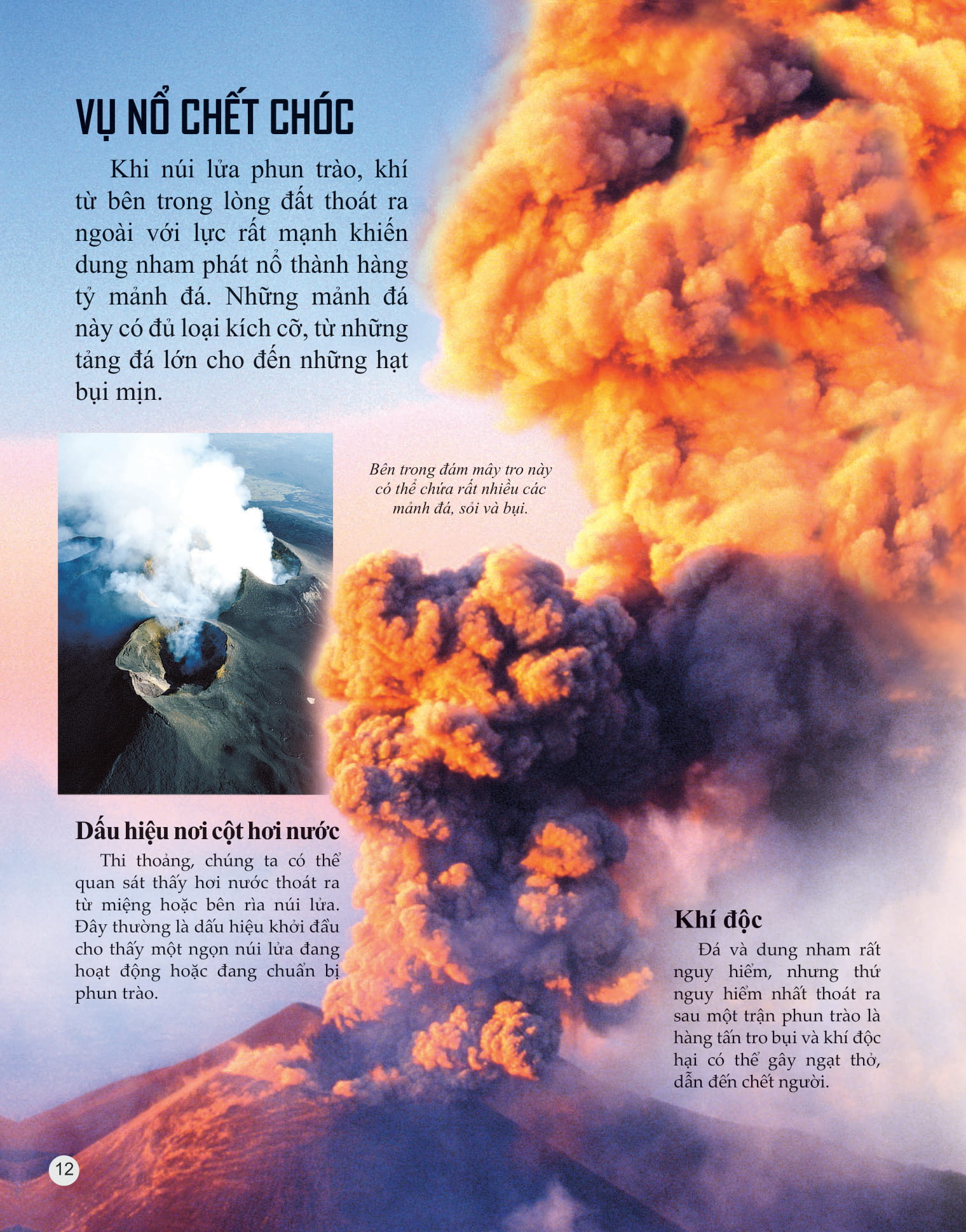 Sách Fahasa - Bách Khoa Tri Thức Về Khám Phá Thế Giới Cho Trẻ Em - Volcano - Núi Lửa