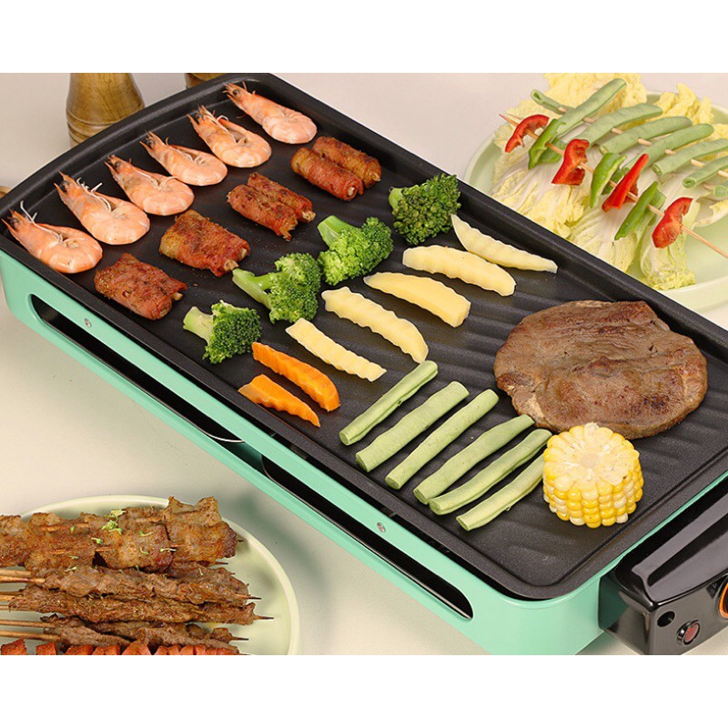 BẾP NƯỚNG ĐIỆN KHÔNG KHÓI ( CÓ VỈ VÀ KHAY NƯỚNG )