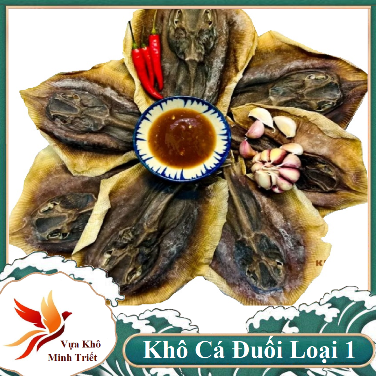 Khô cá đuối dơi vựa khô minh triết -khô cá đuối nguyên con