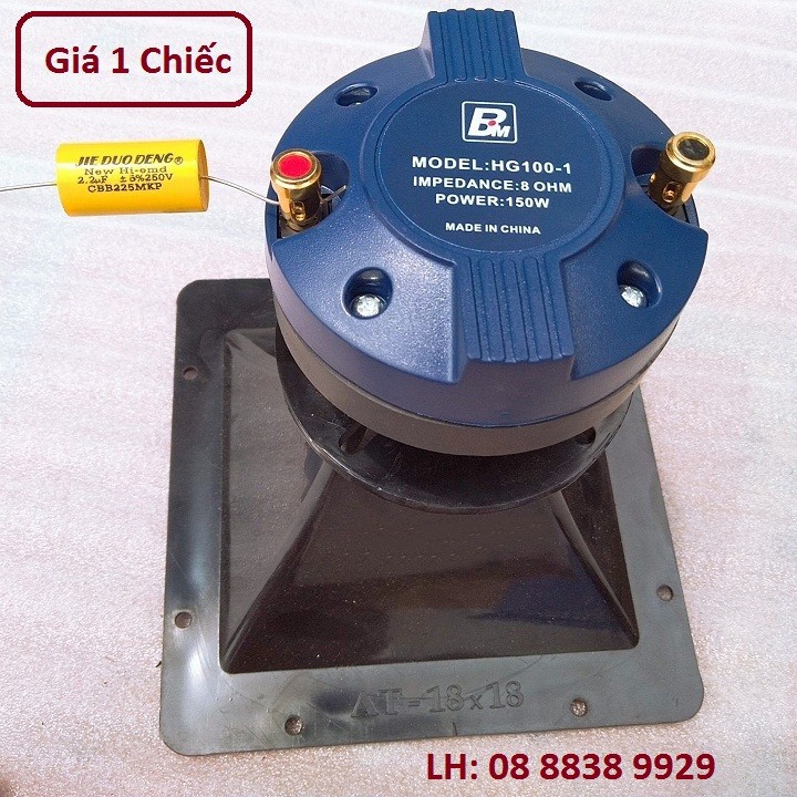 LOA TREBLE SÂN KHẤU BM 350 + KÈN 18X18 + TỤ 2.2 - LOA TREBLE RỜI- GIÁ 1 CHIẾC