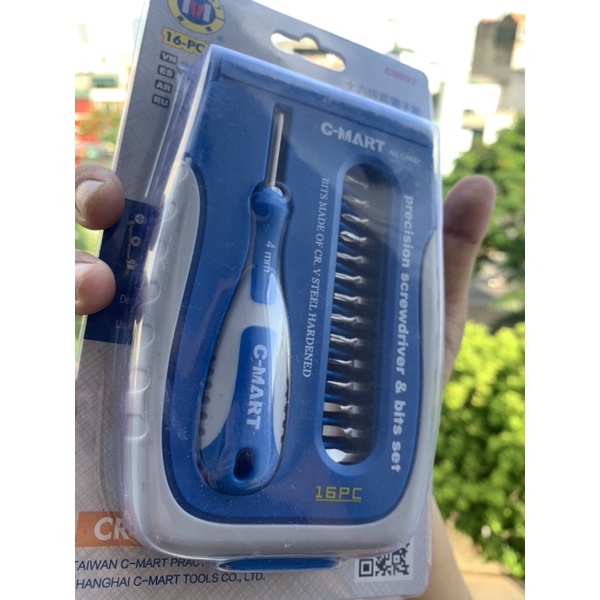 Bộ vít điện tử 16 chi tiết C0027 C-MART AZ24TOOLS