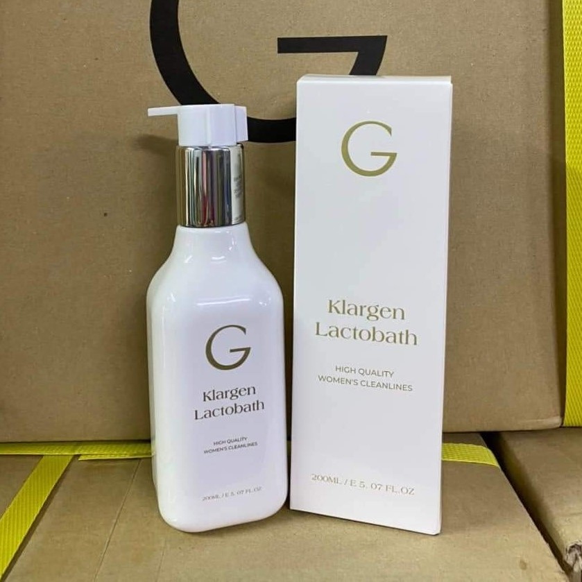 Dung Dịch Vệ Sinh dịu nhẹ mềm da Hàn Quốc , GCELL Kháng Khuẩn, Khử Mùi, Sảng Khoái. Klargen Lactobath 200ml