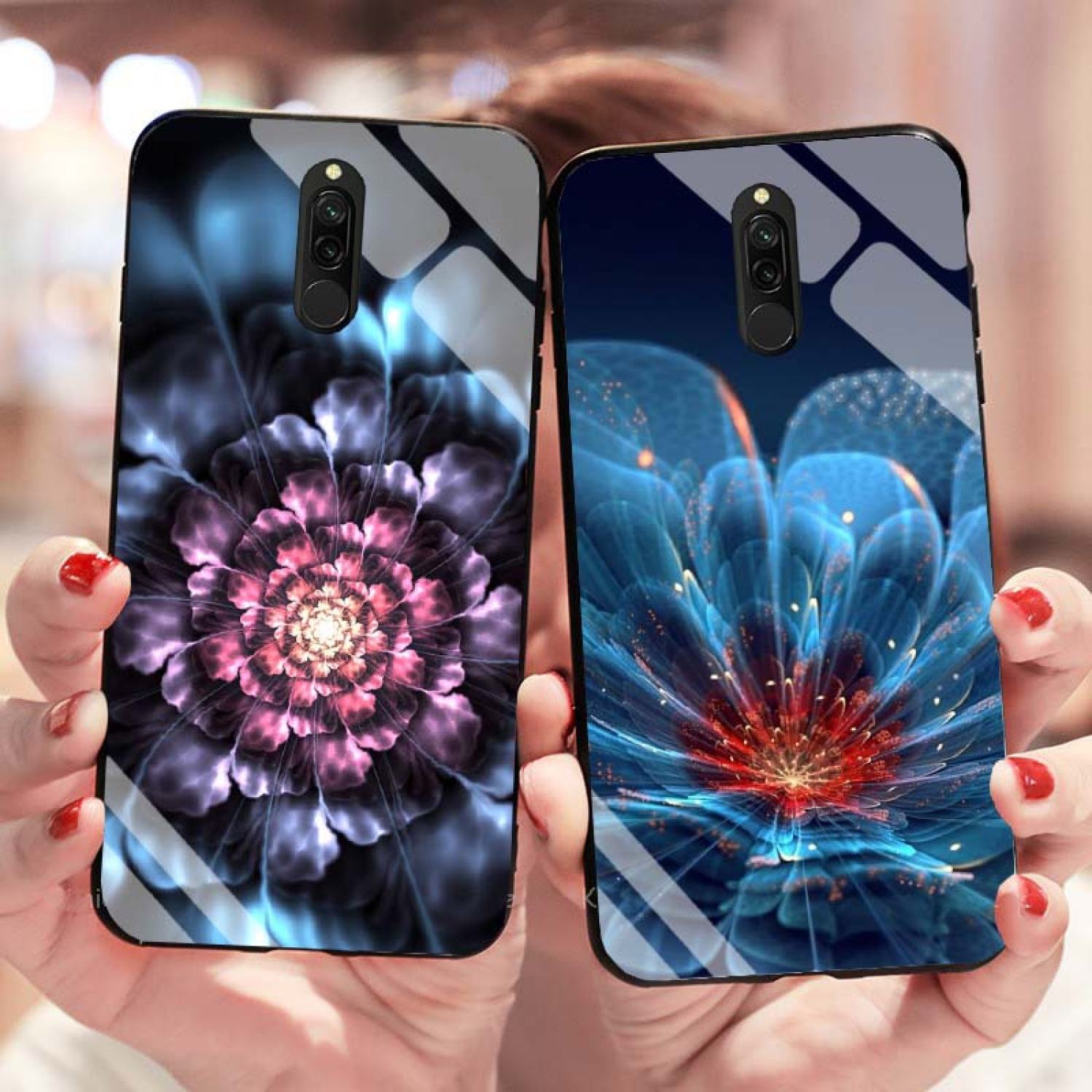 Ốp Xiaomi Redmi 8, Redmi 8A Lưng Kính Cường Lực Mới ƞhất