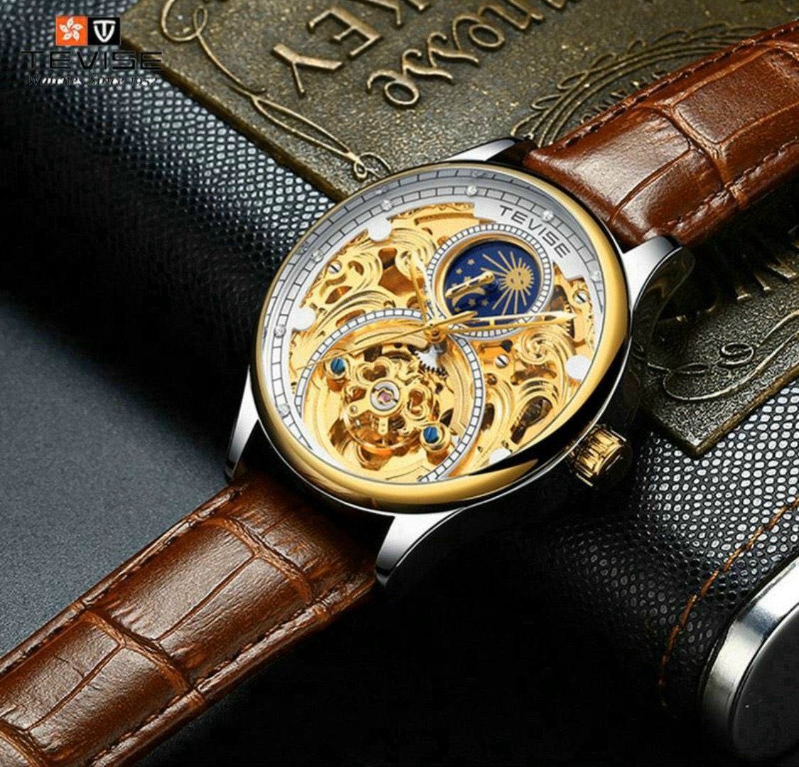 Đồng hồ nam Tevise máy cơ cao cấp [bảo hành 24 tháng]