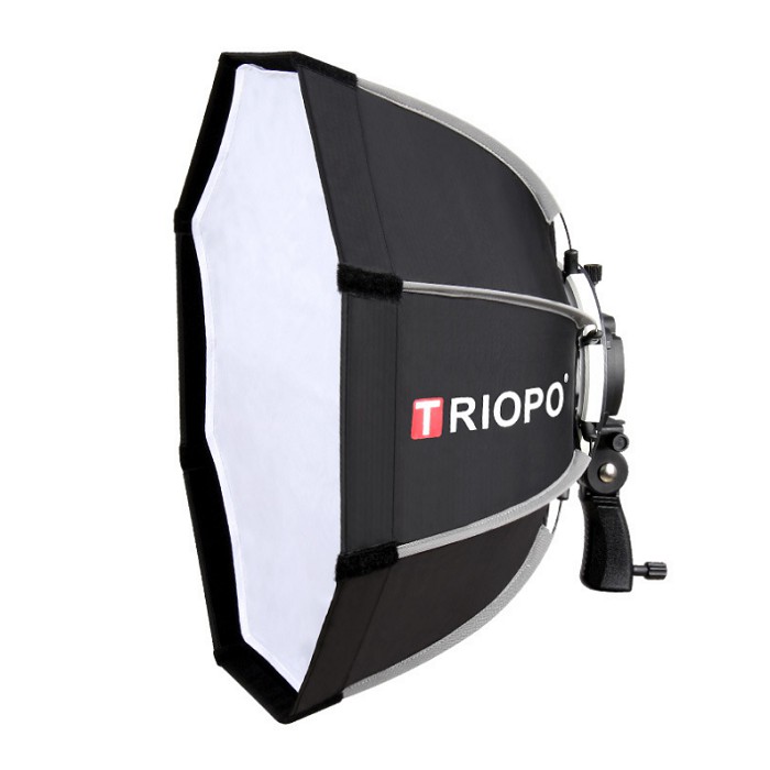 Softbox bát giác Triopo KS65 cho đèn flash speedlite Quick