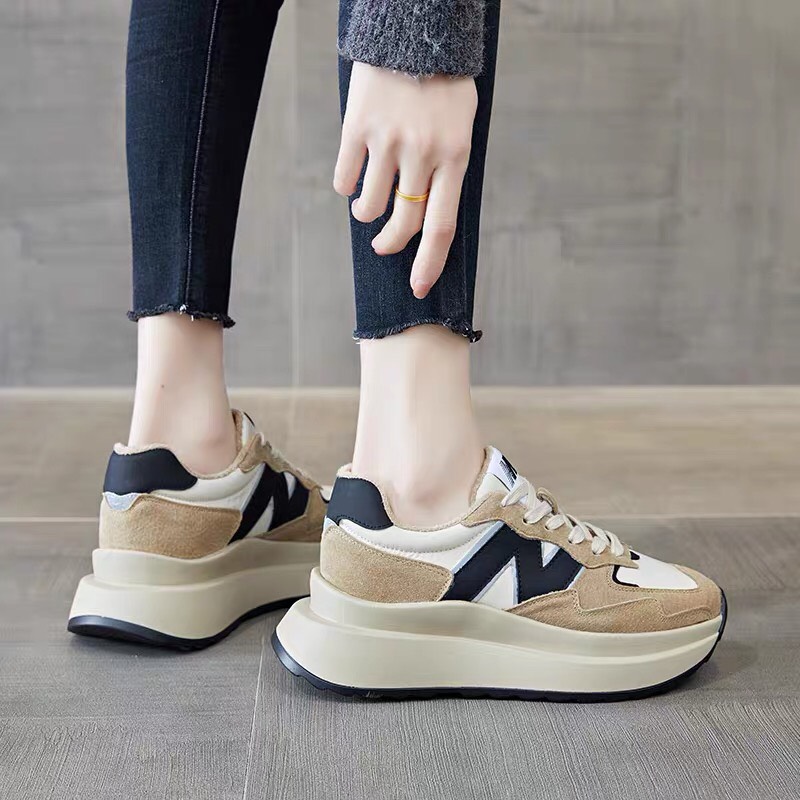 giày Nữ Thể Thao Chữ N Độn Đế Cao Cấp