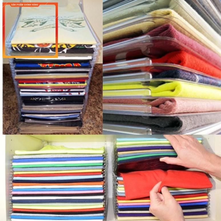 [Khay Xếp Quần Áo Gấp Gọn Thông Minh