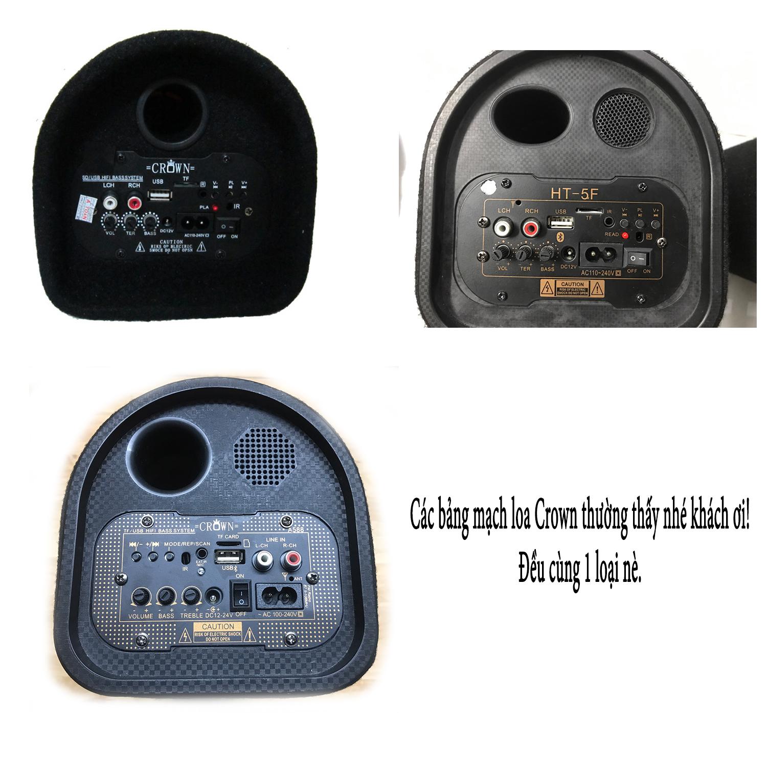 Loa di động Crown A998 (Đen)
