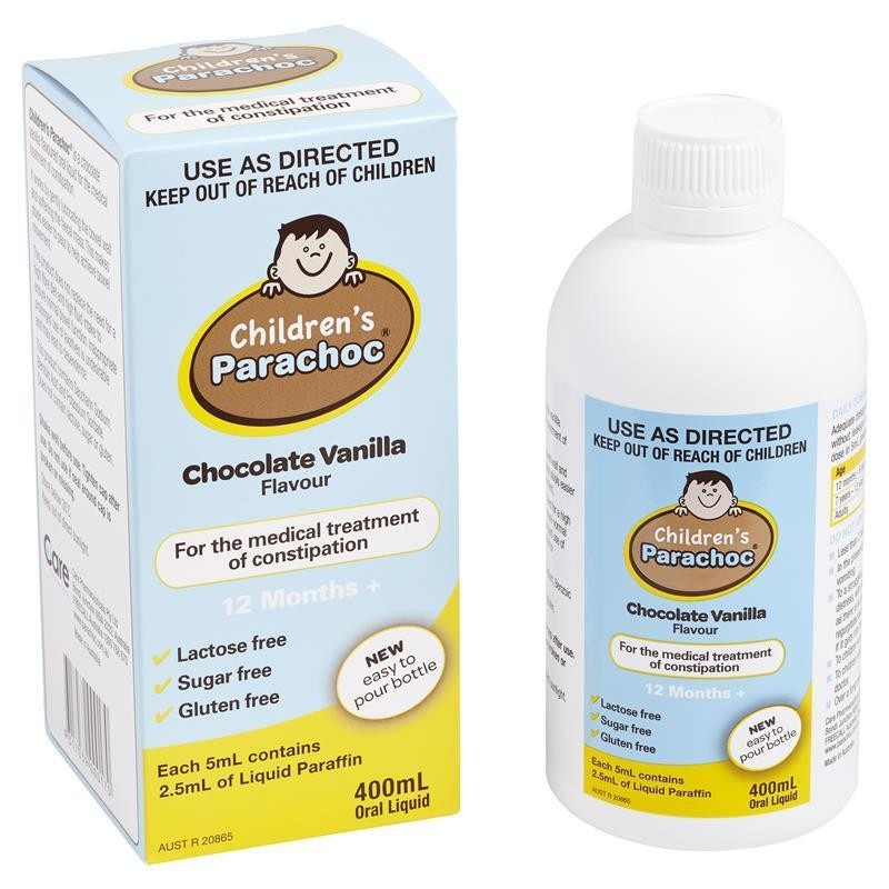 Parachoc trị táo bón cho bé 400ml ÚC