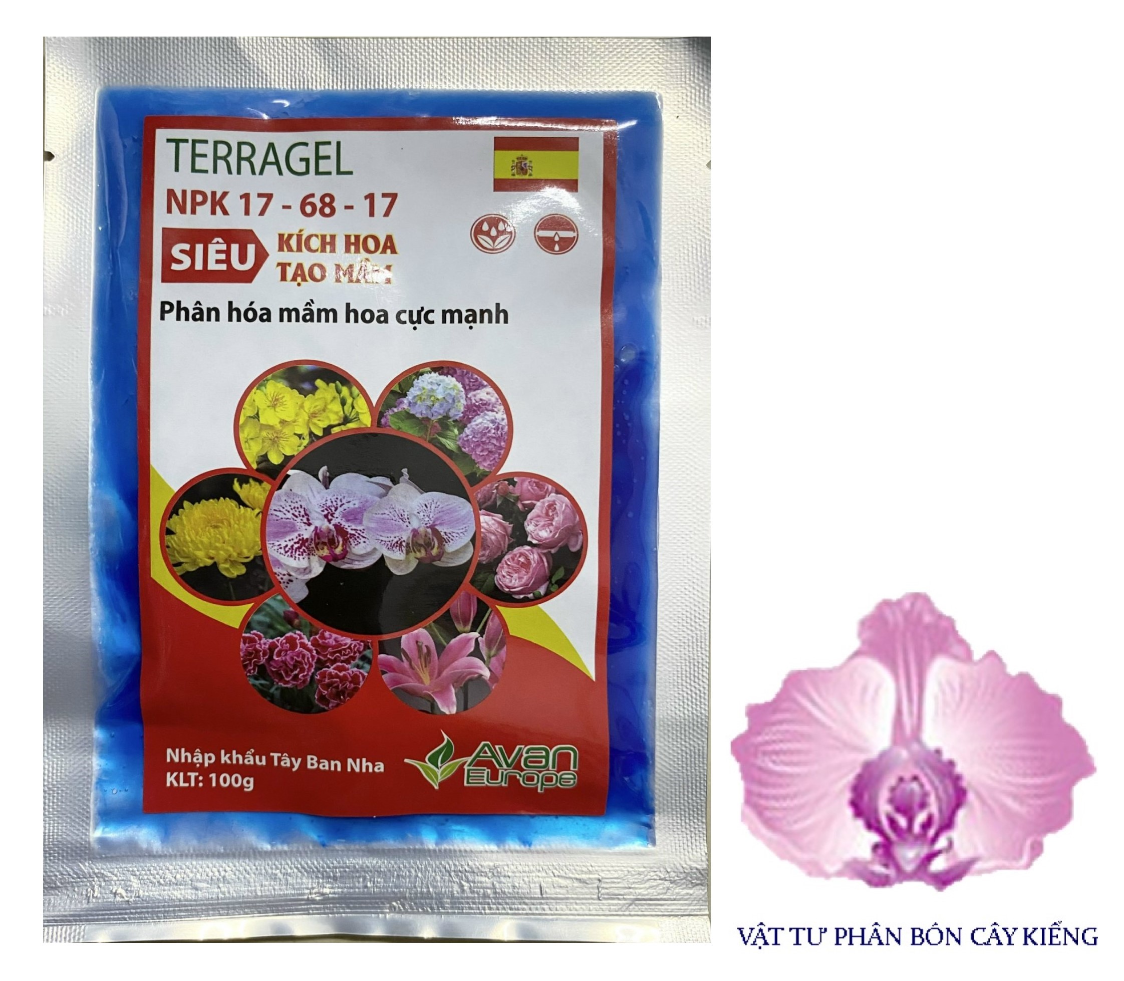 Kích hoa tạo mầm terragel npk 17-68-17 - #577a# 100g