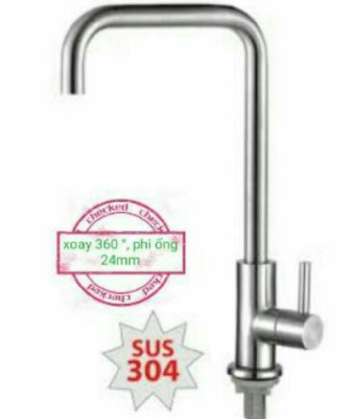 [HCM]vòi nước rữa chén LẠNH INOX 304 CAO CẤP