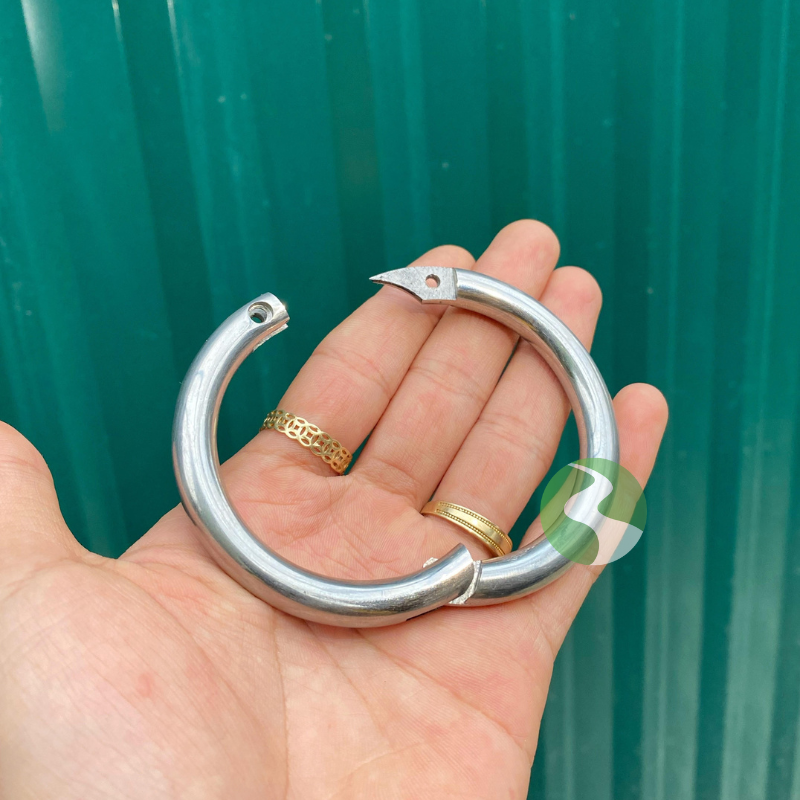 VÒNG XỎ MŨI BÒ - Thép Ko gỉ 7,5cm
