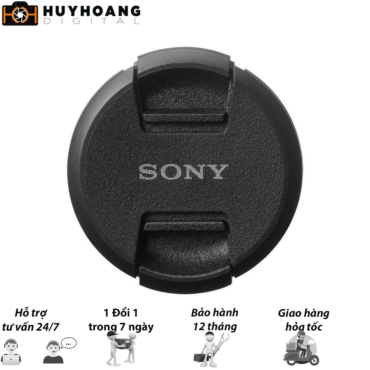 Nắp lens đậy ống kính Canon/Sony/Nikon