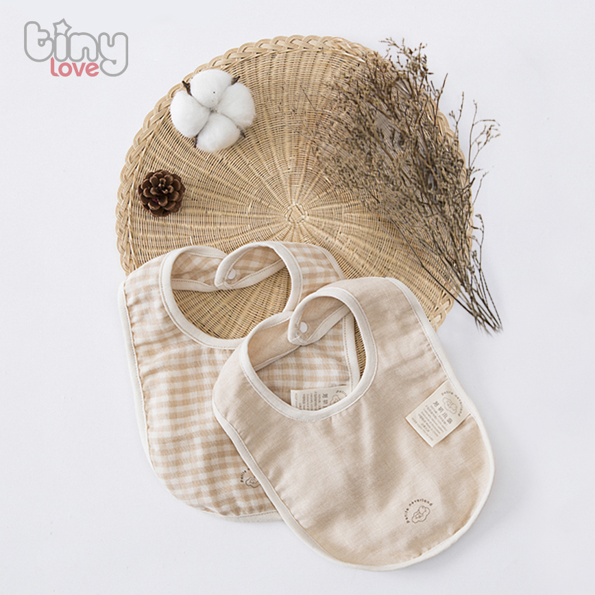 Yếm chữ U giữ ấm cổ 100% organic cotton Tinylove chất liệu an toàn cho bé