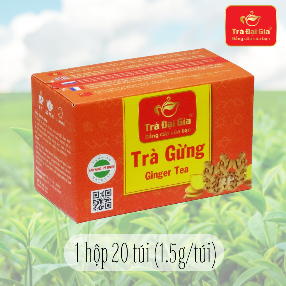 Trà gừng - Trà Đại Gia (1 hộp 20 túi lọc)
