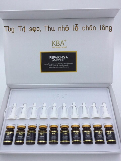 Tế bào gốc giảm sẹo, se lỗ chân lông KBA+