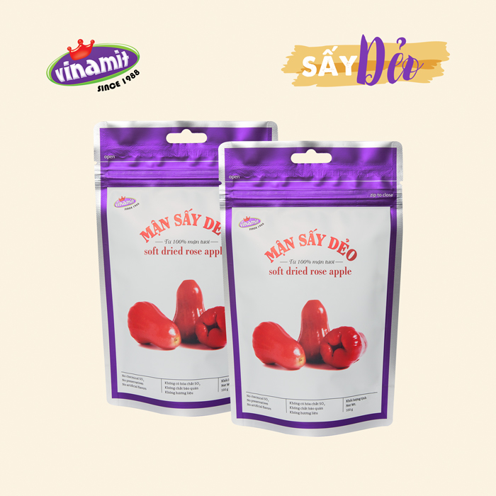 Mận sấy dẻo Vinamit 100g mận ngon mềm dẻo