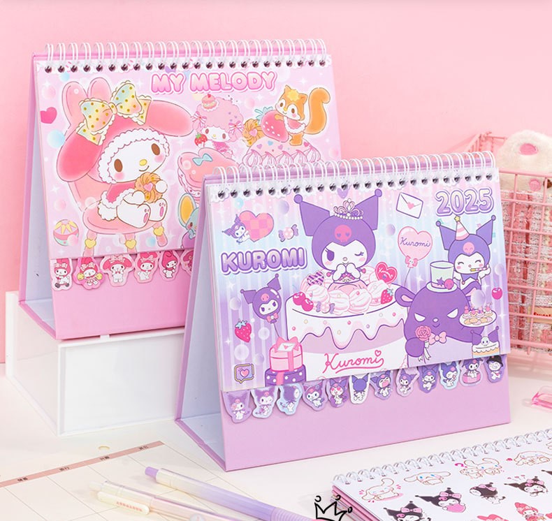 🌸LỊCH ĐỂ BÀN HELLO KITTY KUROMI SANRIO FRIENDS