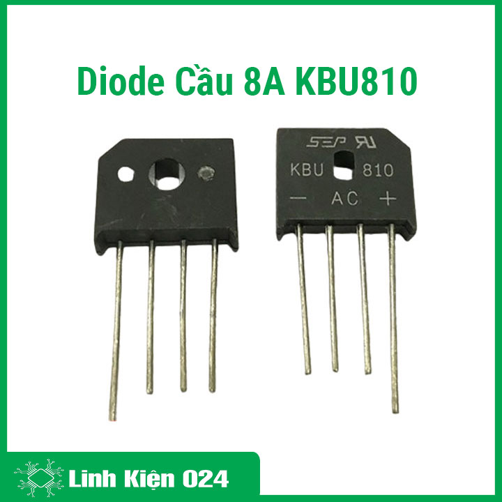 Diode cầu 8a kbu810