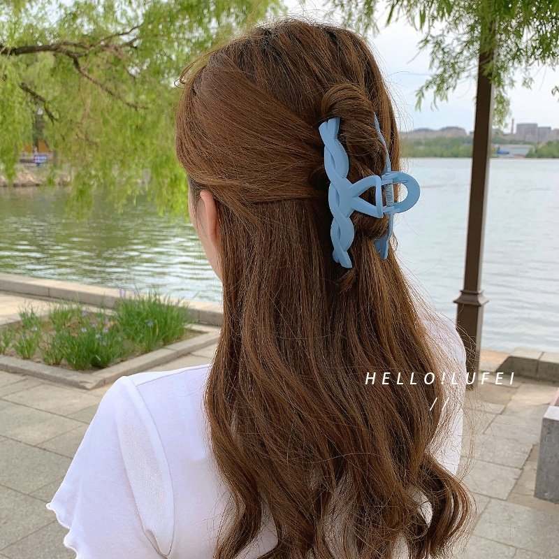 GẤP TÓC XOẮN PASTEL 11CM