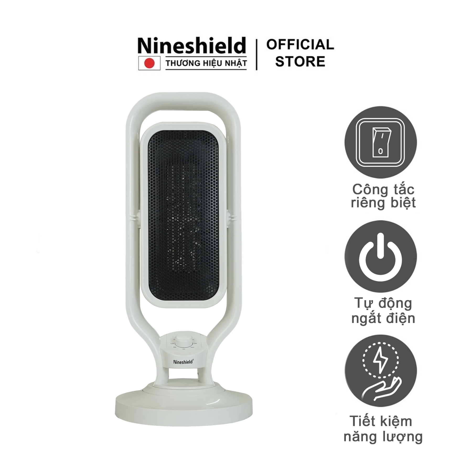 Máy sưởi gốm Nineshield NS06SG