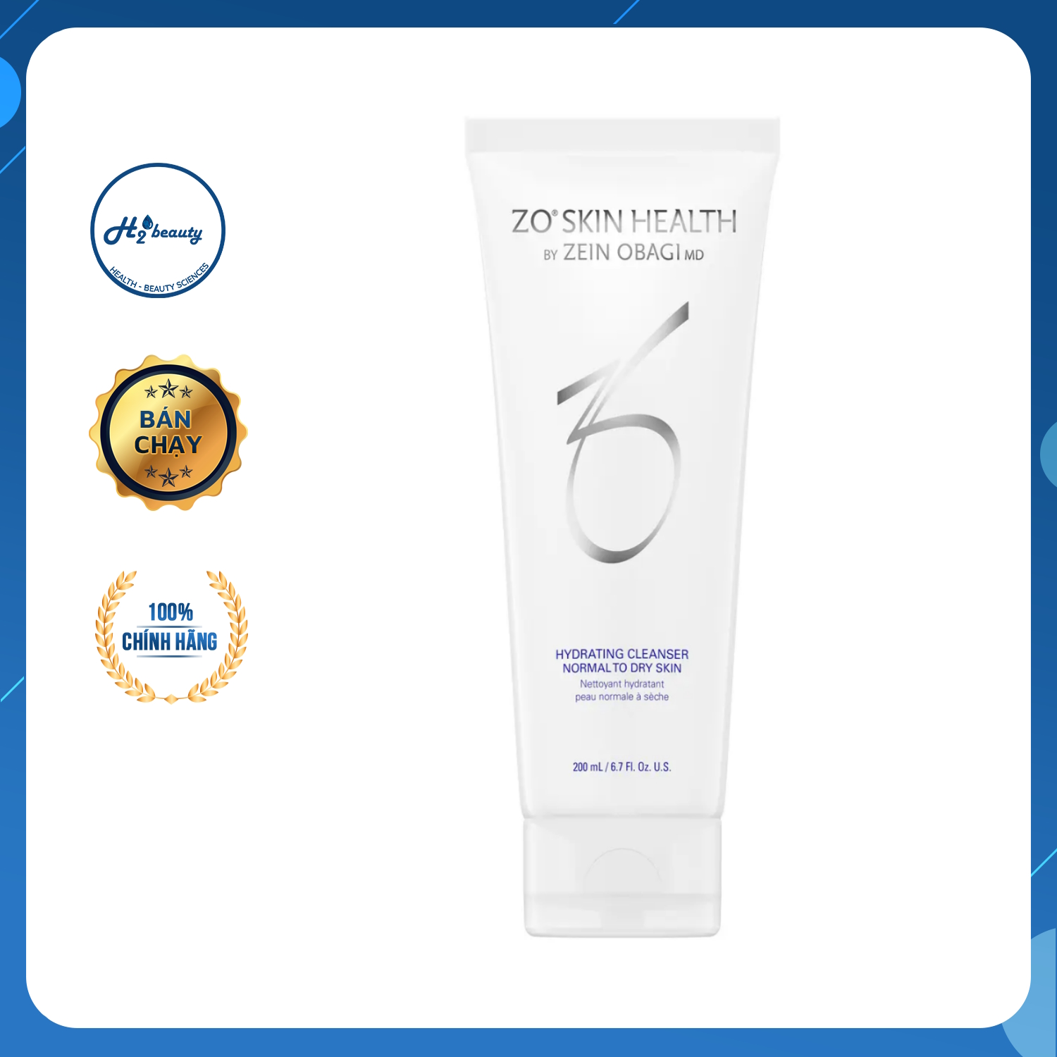 Sữa rửa mặt cho da khô, da nhạy cảm HYDRATING CLEANSER
