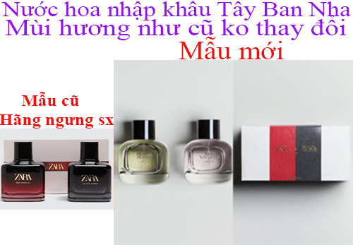 Set nước hoa nữ zara red vanilla edt 90 ml + zara black amber edt 90 ml . - m1