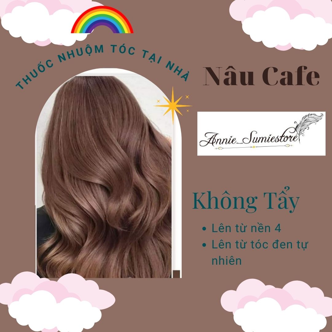 Hair dye brown cafe