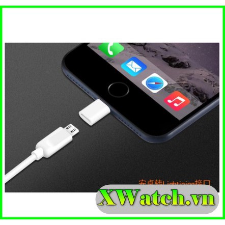 Đầu Chuyển Đổi Từ Cổng Micro USB / Type C Sang ip Cho táo
