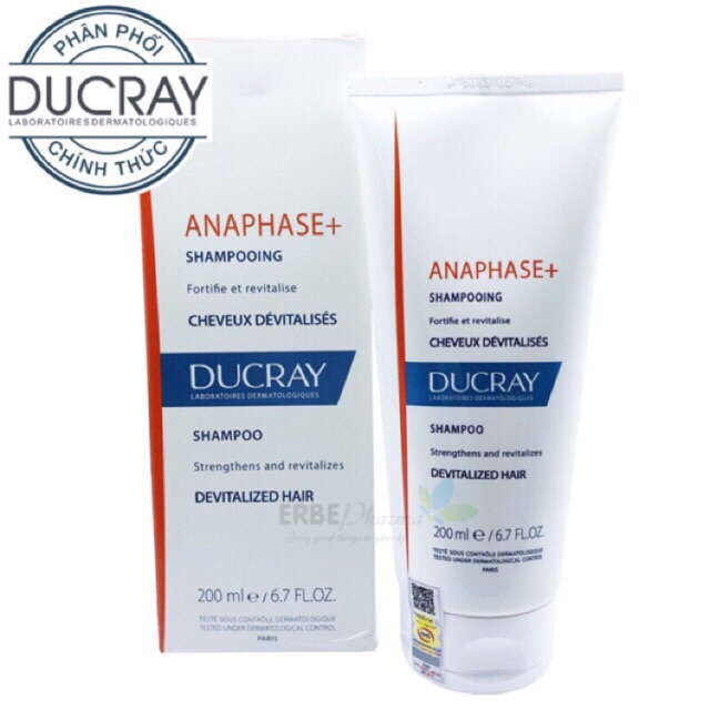 Dầu gội  rụng tóc Ducray Anaphase Sitmulating Cream Shampoo