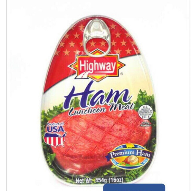 (-hsd 2023) Thịt hộp Ham MỸ 454g