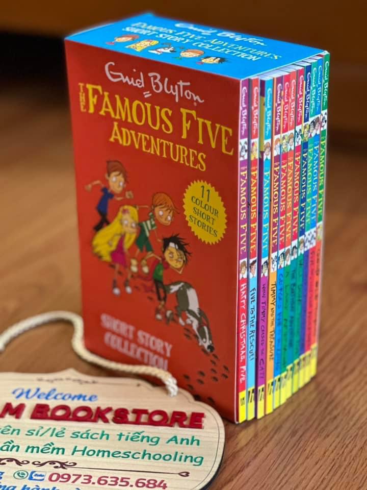 Bản nhập 15 mới nhất - The Famous five adventures colletion
