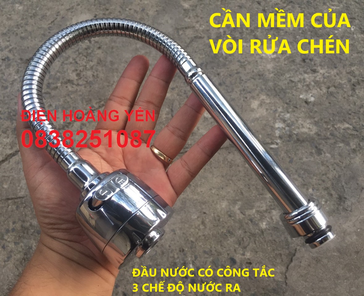 [HCM]Mới Xoay 360 độ Vòi Vòi Chậu Rửa Bát Nóng Lạnh Inox Vòi Xịt Nhà Bếp Rửa Phụ Kiện Tay Cầm Đơn Kết Nối