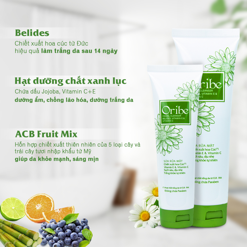 Sữa rửa mặt làm sạch dịu nhẹ dưỡng da ẩm mịn dành cho mọi loại da Oribe