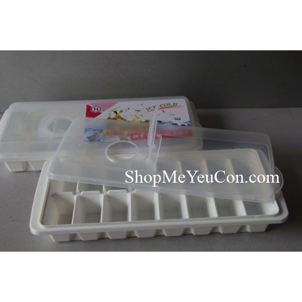Khay Làm Đá 16 Ô Có Nắp 9923