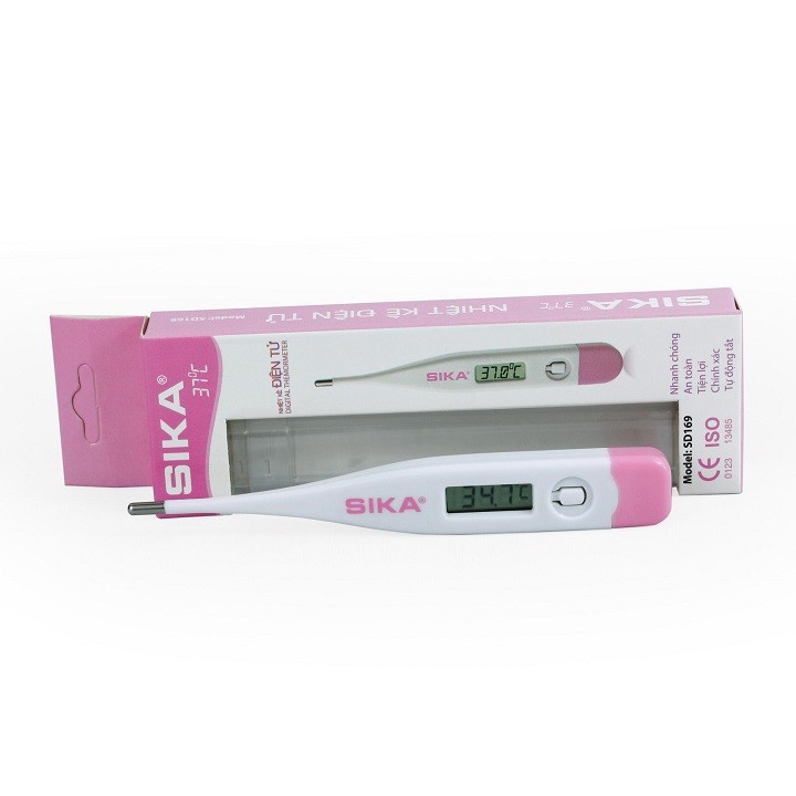 Nhiệt kế điện tử đầu cứng SIKA [chính hãng] .