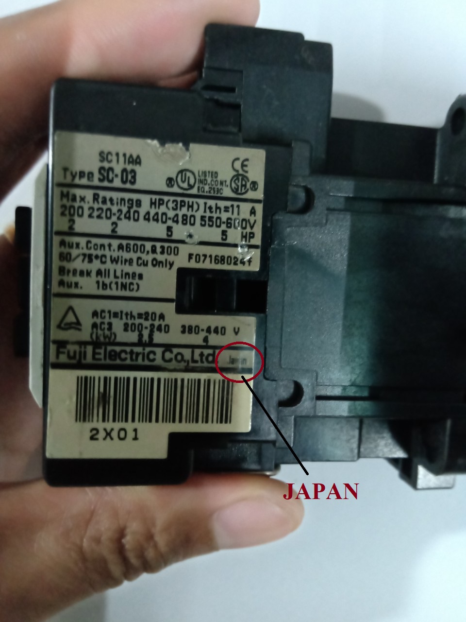 CONTACTOR KHỞI NHẬT BẢN 10A 11A 13A