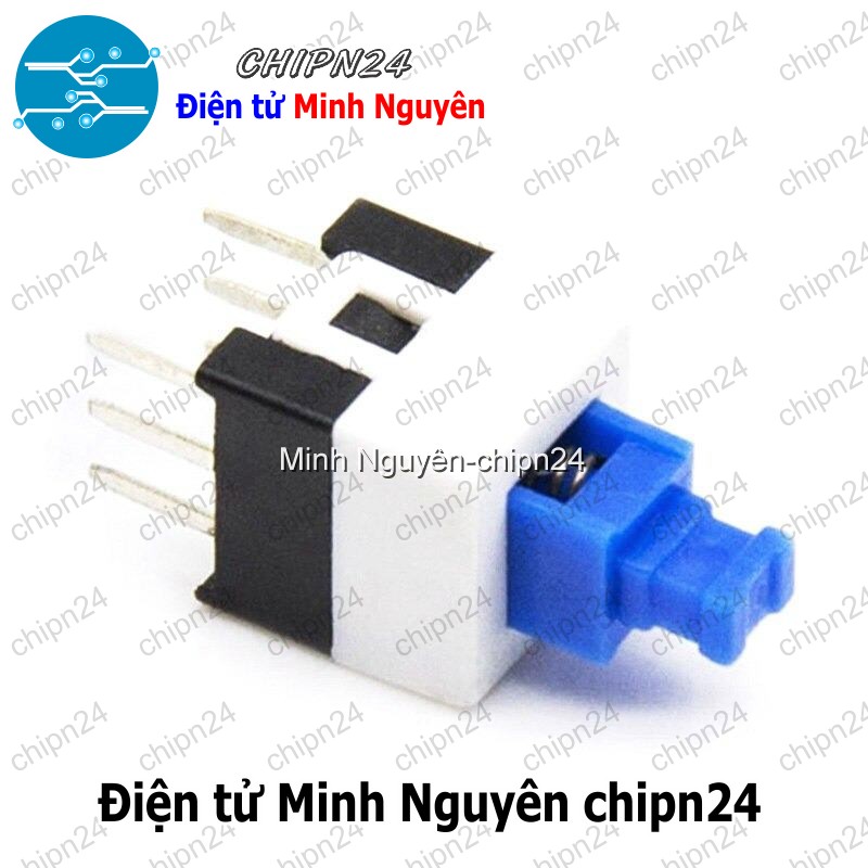 [5 cái] (F83) Nút nhấn 6 chân 7x7mm Tự Giữ - HH003633