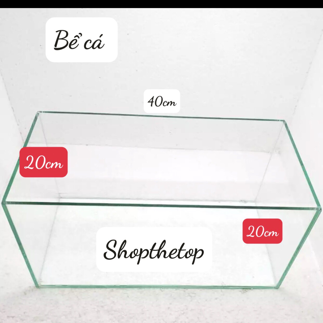 bể lọc 45cm x 12 x 13 cm