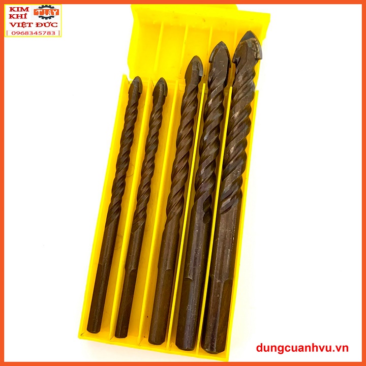 Bộ mũi khoan gạch, gốm, sứ, gỗ, bê tông... đa năng