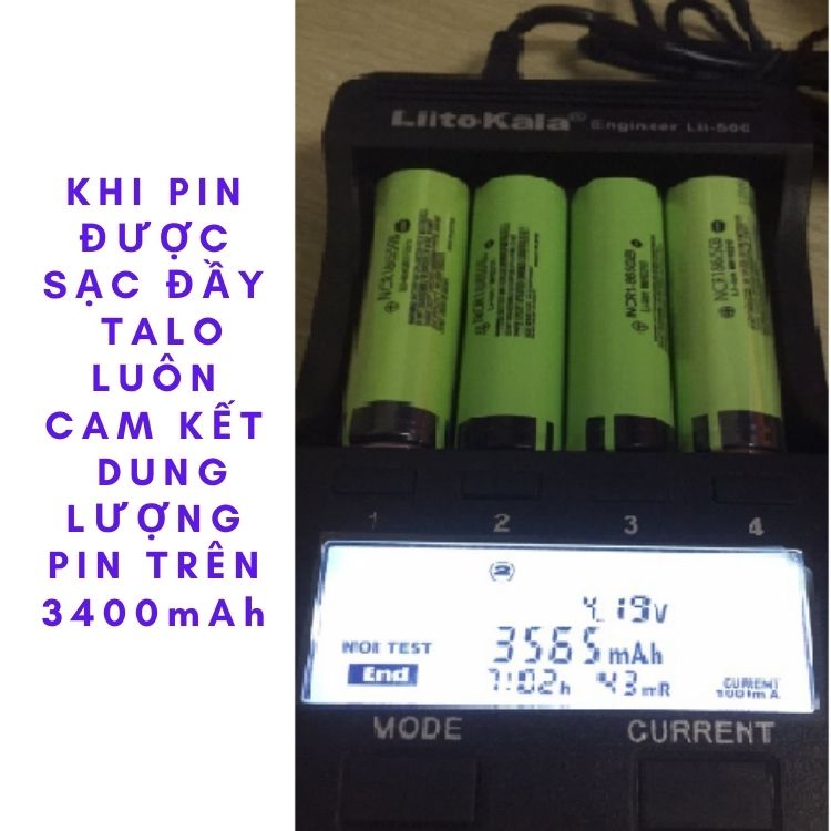 Pin Sạc Panasonic 18650 3.7v 3400mAh