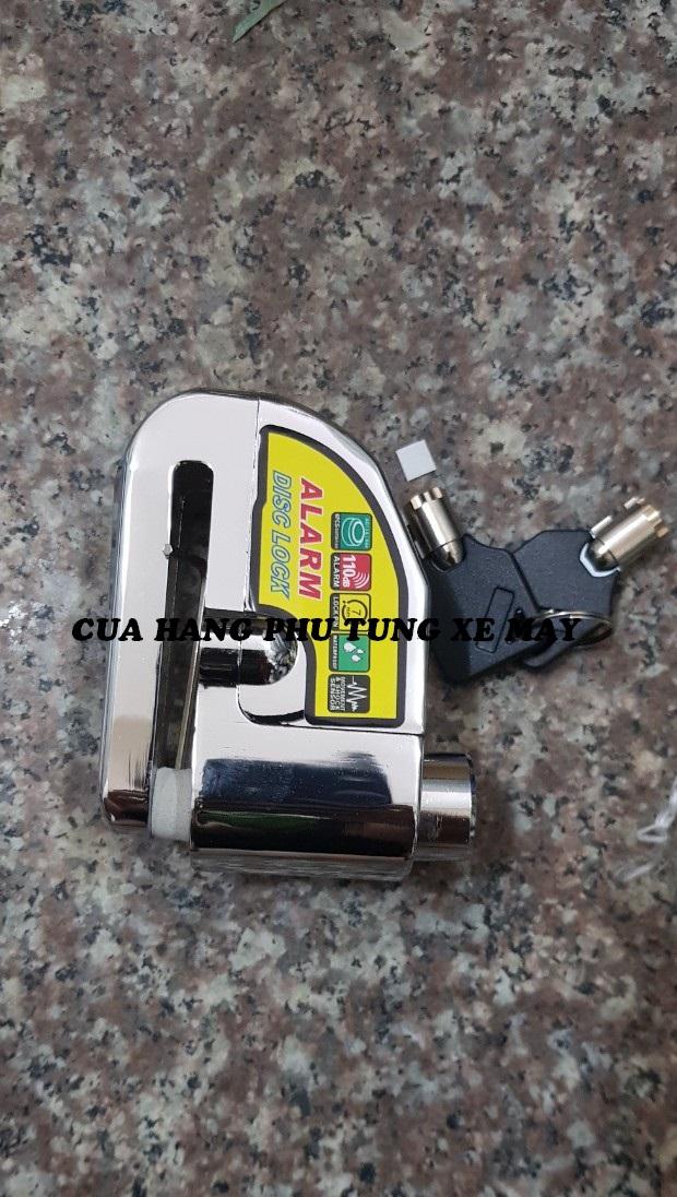 Khóa đĩa xe máy có kèn hú cao cấp