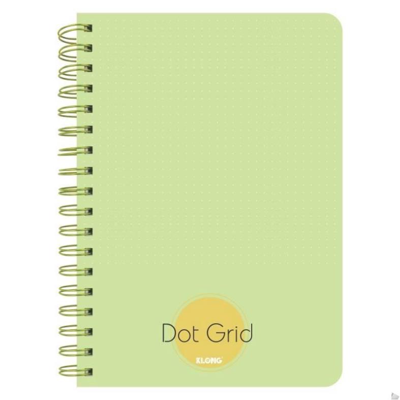Sổ lò xo kép B5- ruột chấm Dot Grid 200tr 120/90; MS: 962 .
