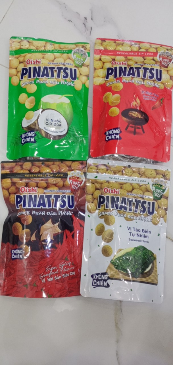Combo 4 bịch đậu phộng Pinatsu 85g